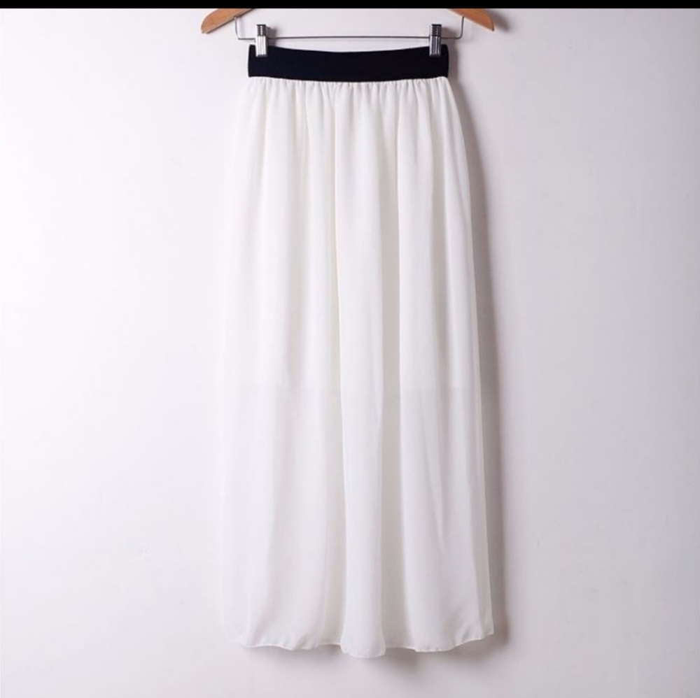 Long Chiffon Skirt